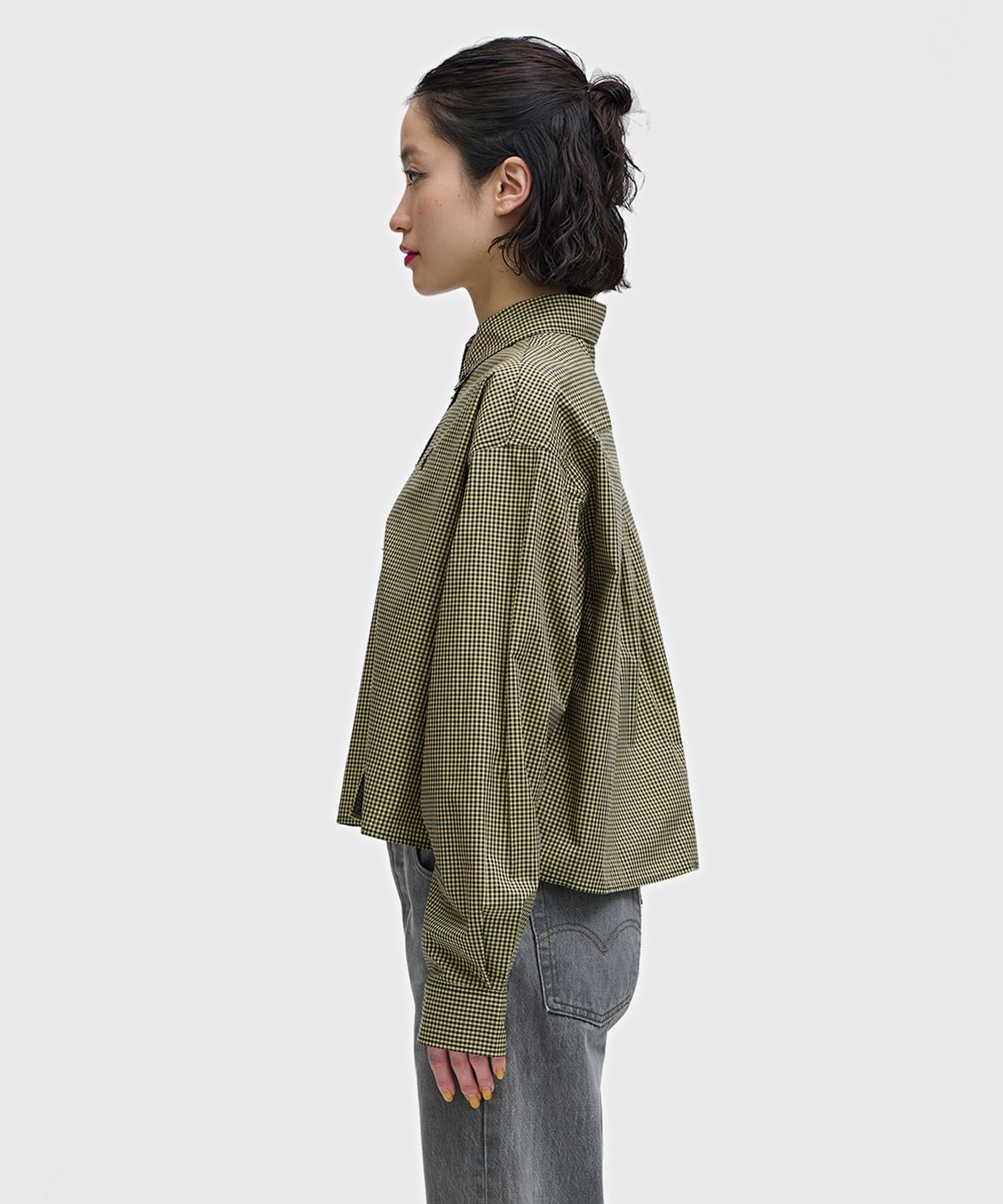 프레드페리(FRED PERRY) [womens] 체커보드 셔츠 - 블랙 AFPF2612172-102