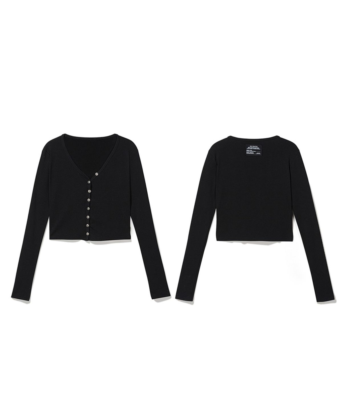오도어(ODOR) Slim button cardigan