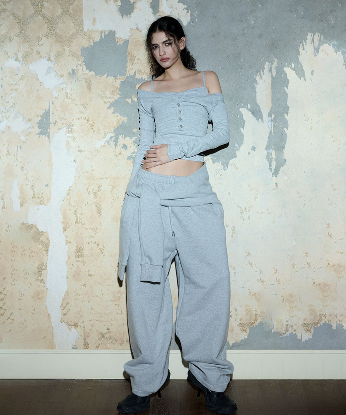오도어(ODOR) Open snap set - Grey