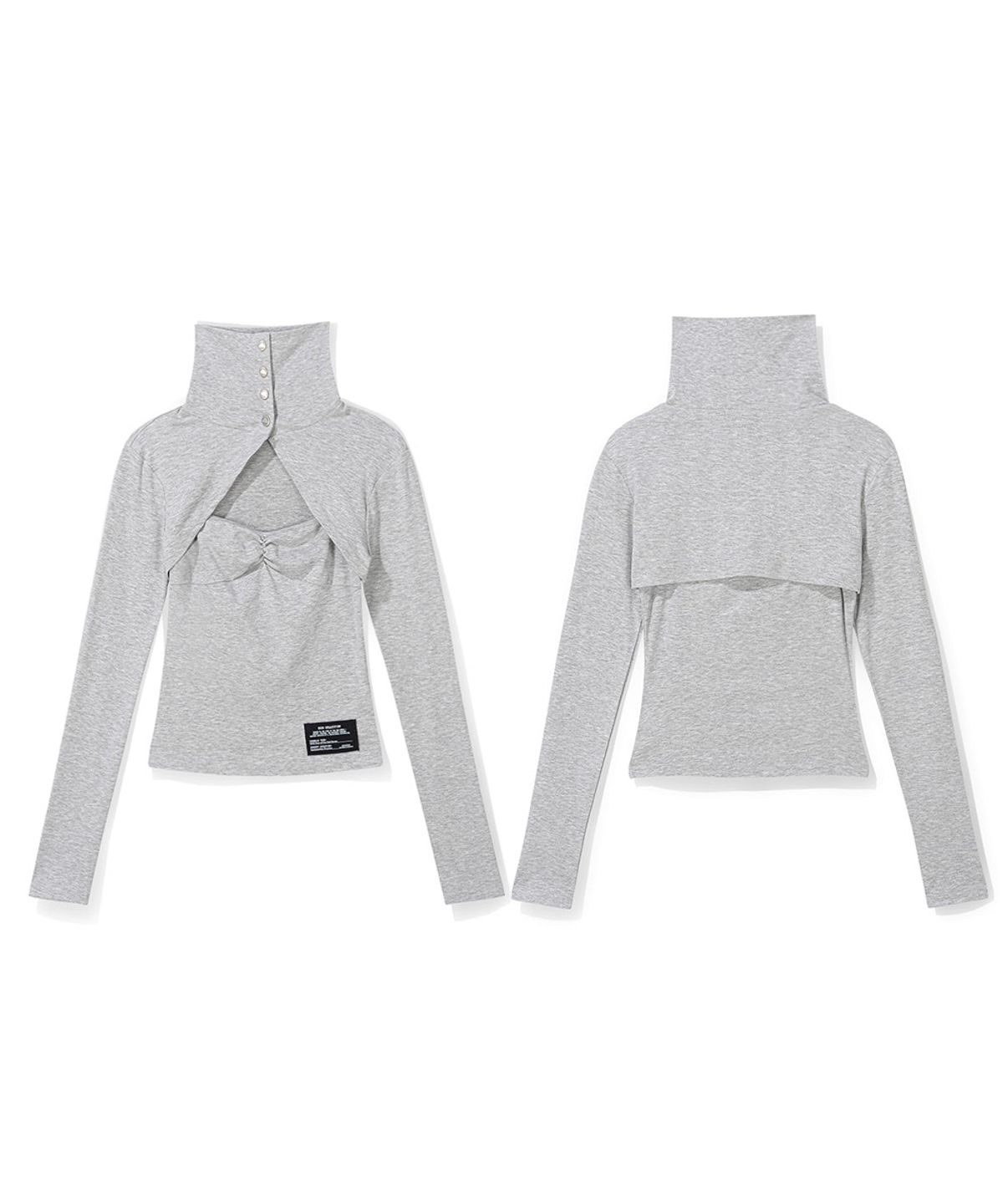 오도어(ODOR) Open snap set - Grey