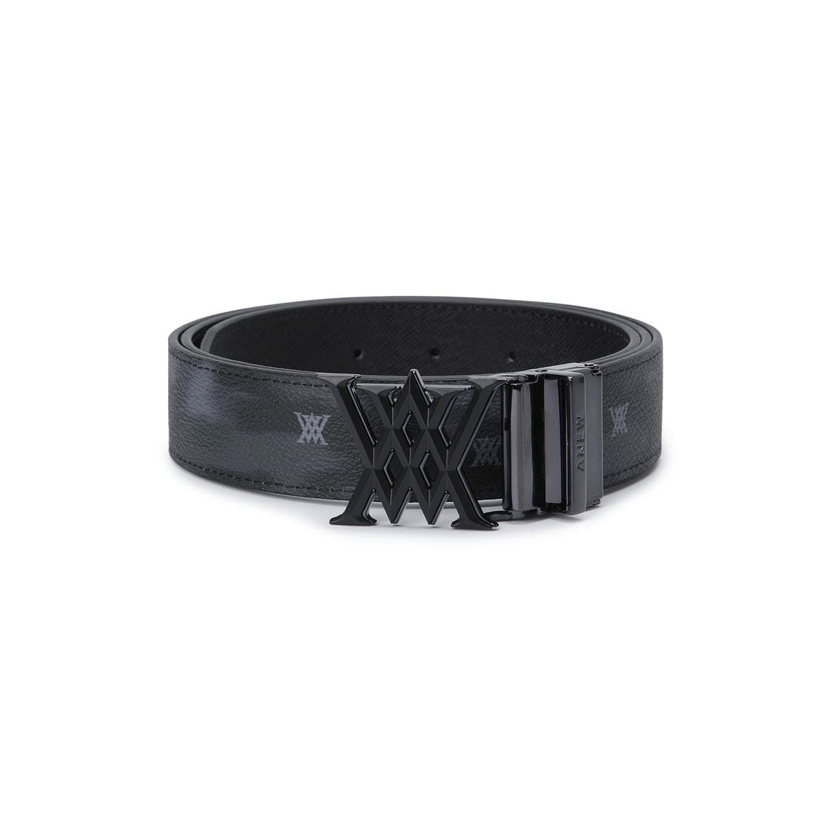 어뉴골프(ANEW GOLF) MEN MOSAIC REVERSIBLE BELT_BK