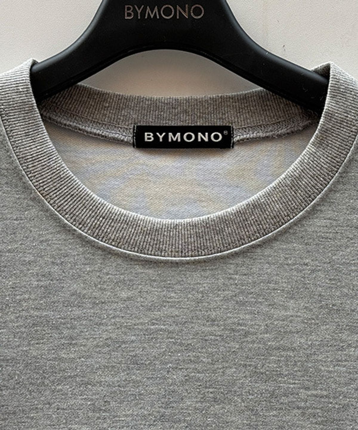 바이모노(BYMONO) [빅사이즈 XL-6XL] 모노 보들보들 캥거루포켓 무지 맨투맨