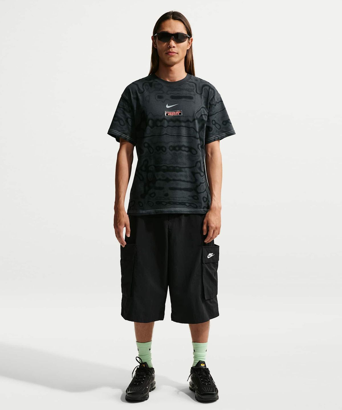 나이키(NIKE) 스포츠웨어 티셔츠 M - 다크 스모크 그레이 / IH1368-070