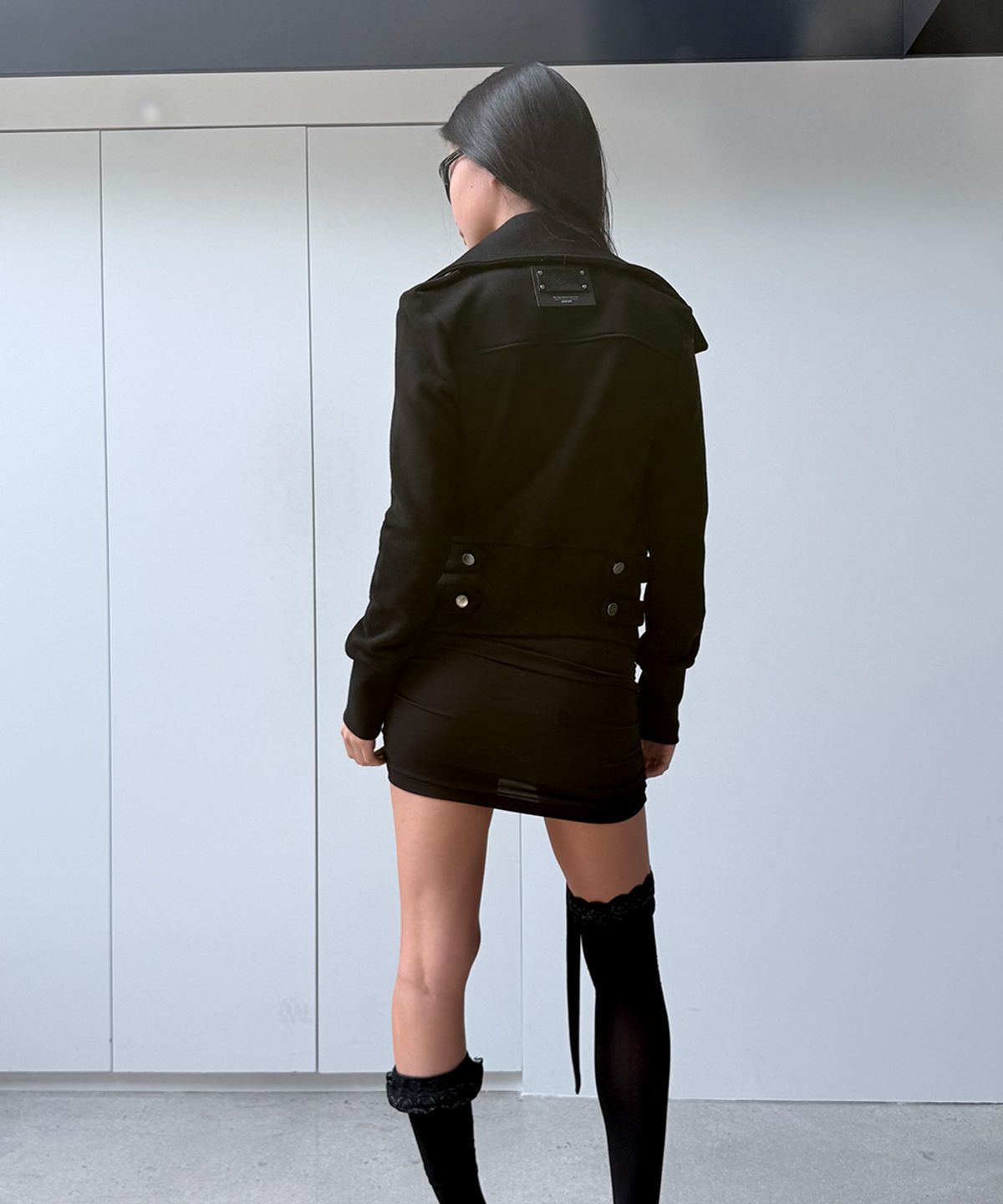 오도어(ODOR) Prairie line jacket - Black