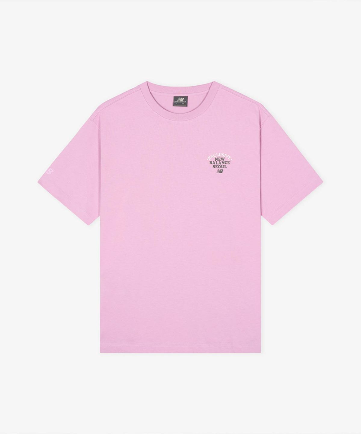 뉴발란스(NEW BALANCE) NBNEG3A073 / UNI NB 서울 랜드마크 반팔티 (PINK)