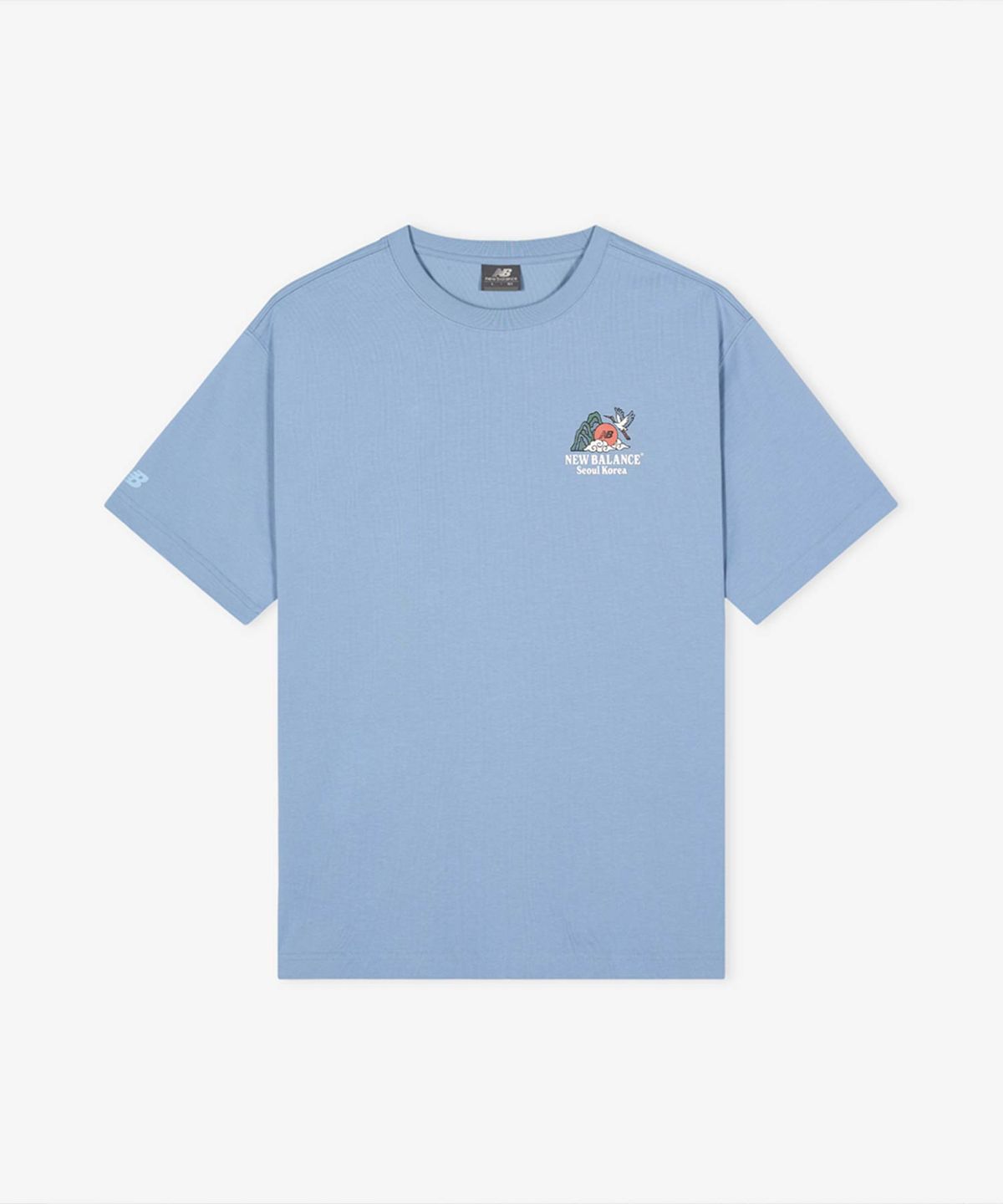 뉴발란스(NEW BALANCE) NBNEG3A063 / UNI NB 서울 타이거 2.0 반팔티 (L/BLUE)