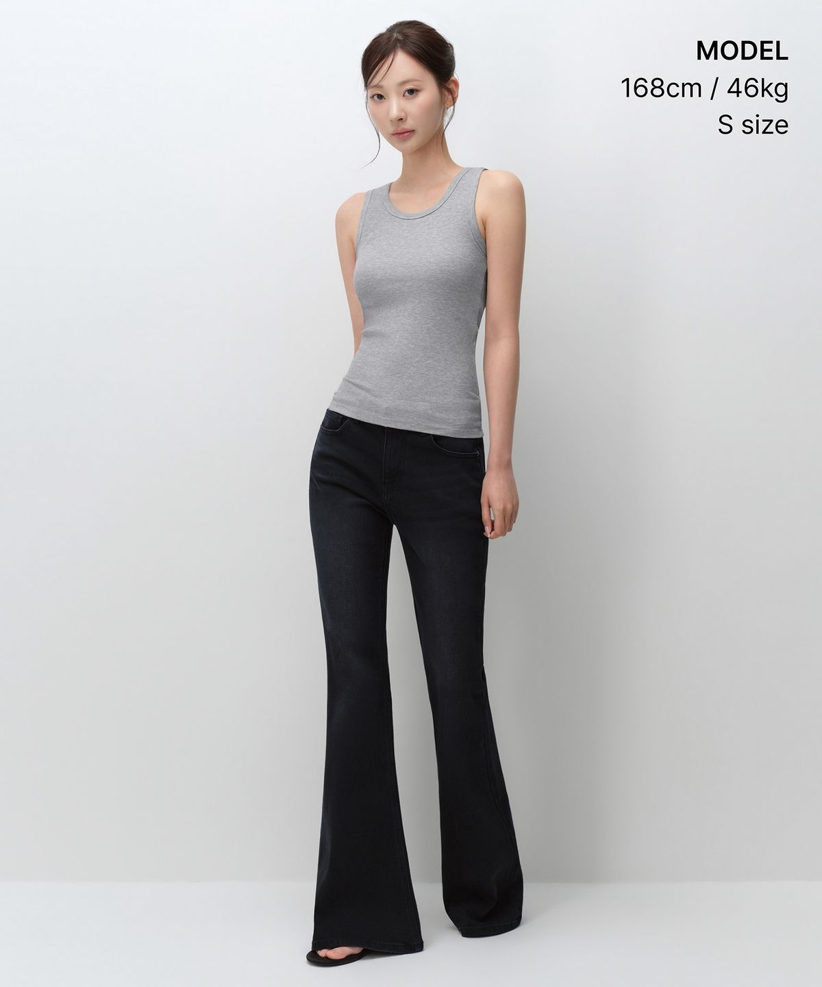 무신사 스탠다드 우먼(MUSINSA STANDARD WOMAN) 우먼즈 에센셜 브라 탱크 탑 [미디엄 그레이]