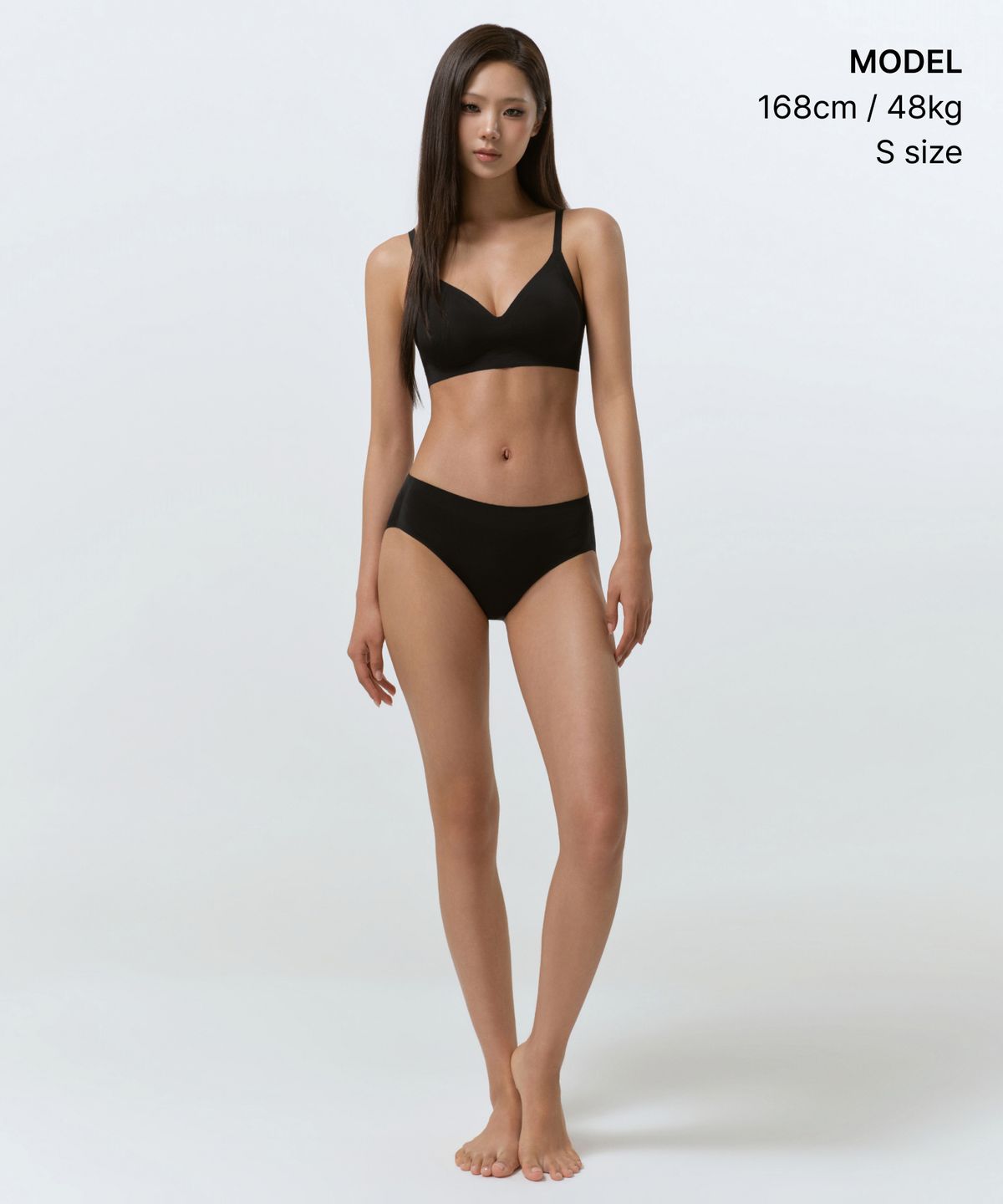 무신사 스탠다드 우먼(MUSINSA STANDARD WOMAN) [쿨탠다드] 우먼즈 심리스 브라 [블랙]
