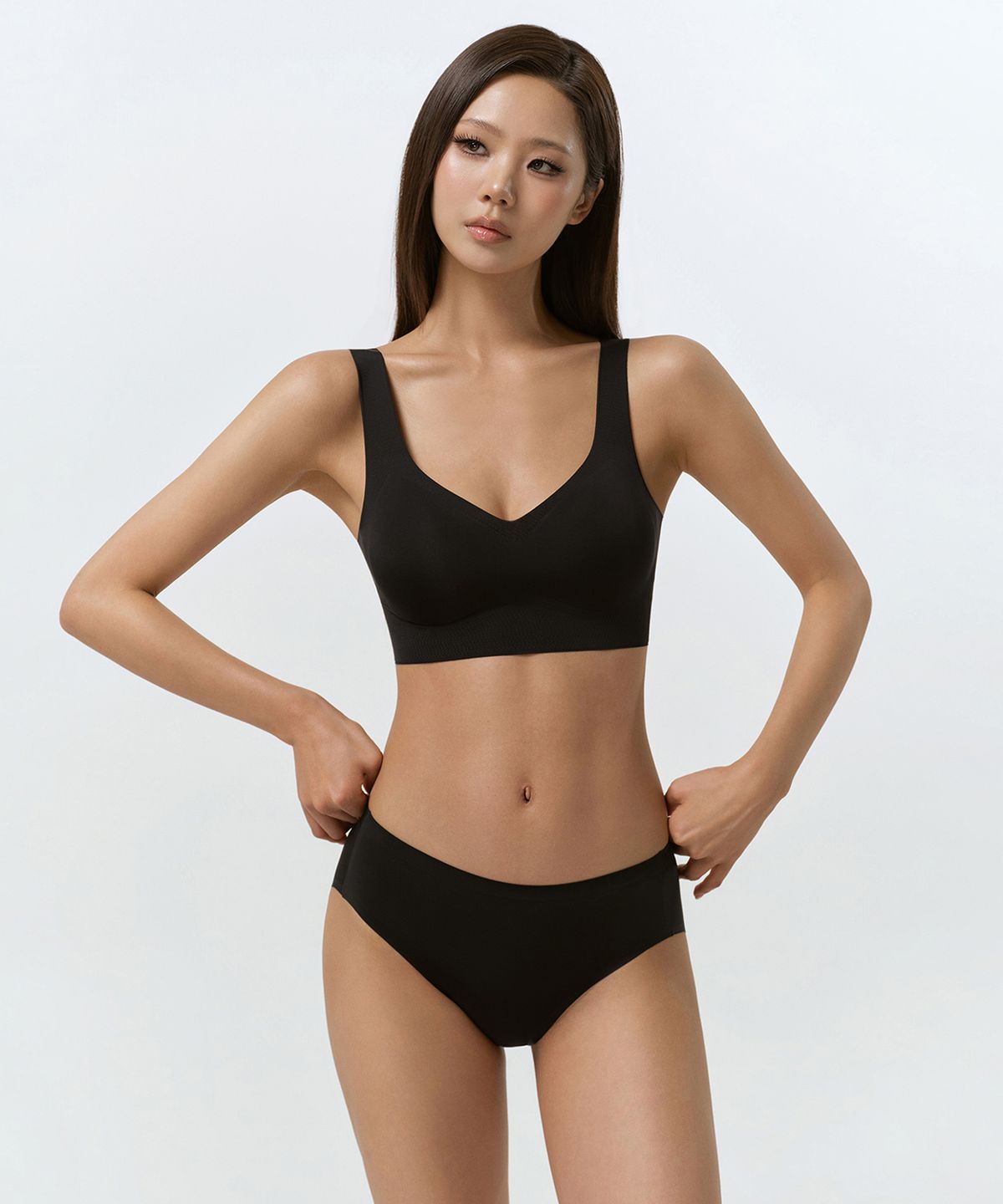 무신사 스탠다드 우먼(MUSINSA STANDARD WOMAN) [쿨탠다드] 우먼즈 컴포트 심리스 브라 [블랙]
