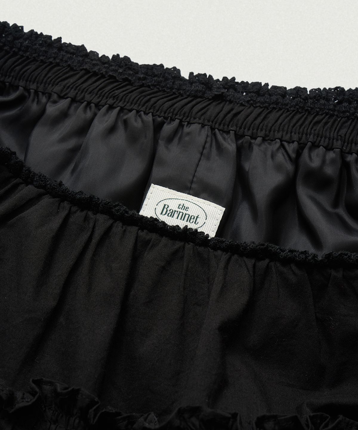 더바넷(THEBARNNET) Simon Lace Ballon Skirt_Black
