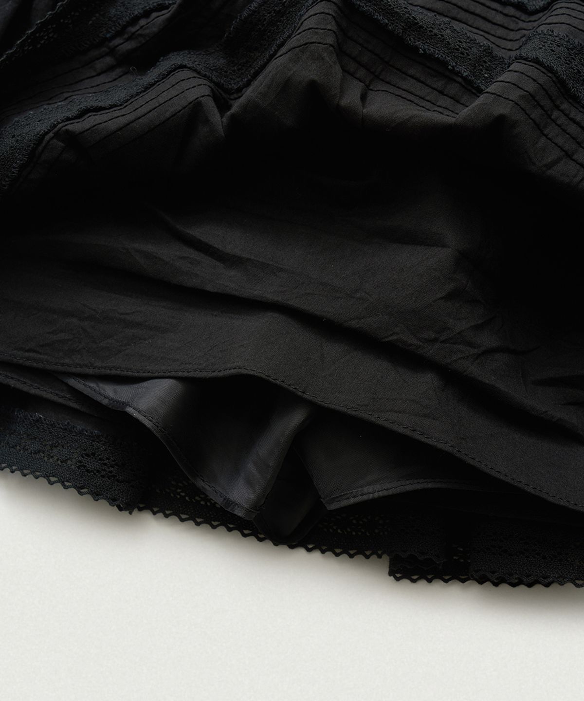 더바넷(THEBARNNET) Simon Lace Ballon Skirt_Black