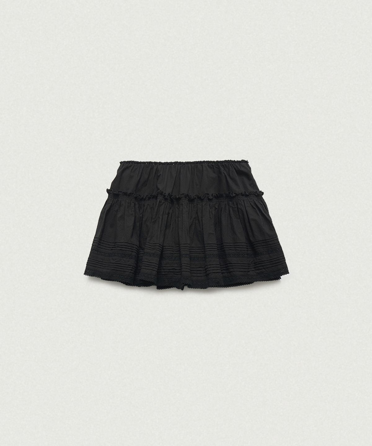 더바넷(THEBARNNET) Simon Lace Ballon Skirt_Black