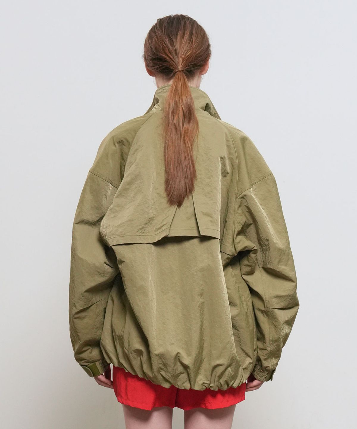제너럴아이디어(GENERALIDEA) UNISEX 볼륨 블루종 봄버 점퍼 [LIGHT KHAKI] / GF1UJP005