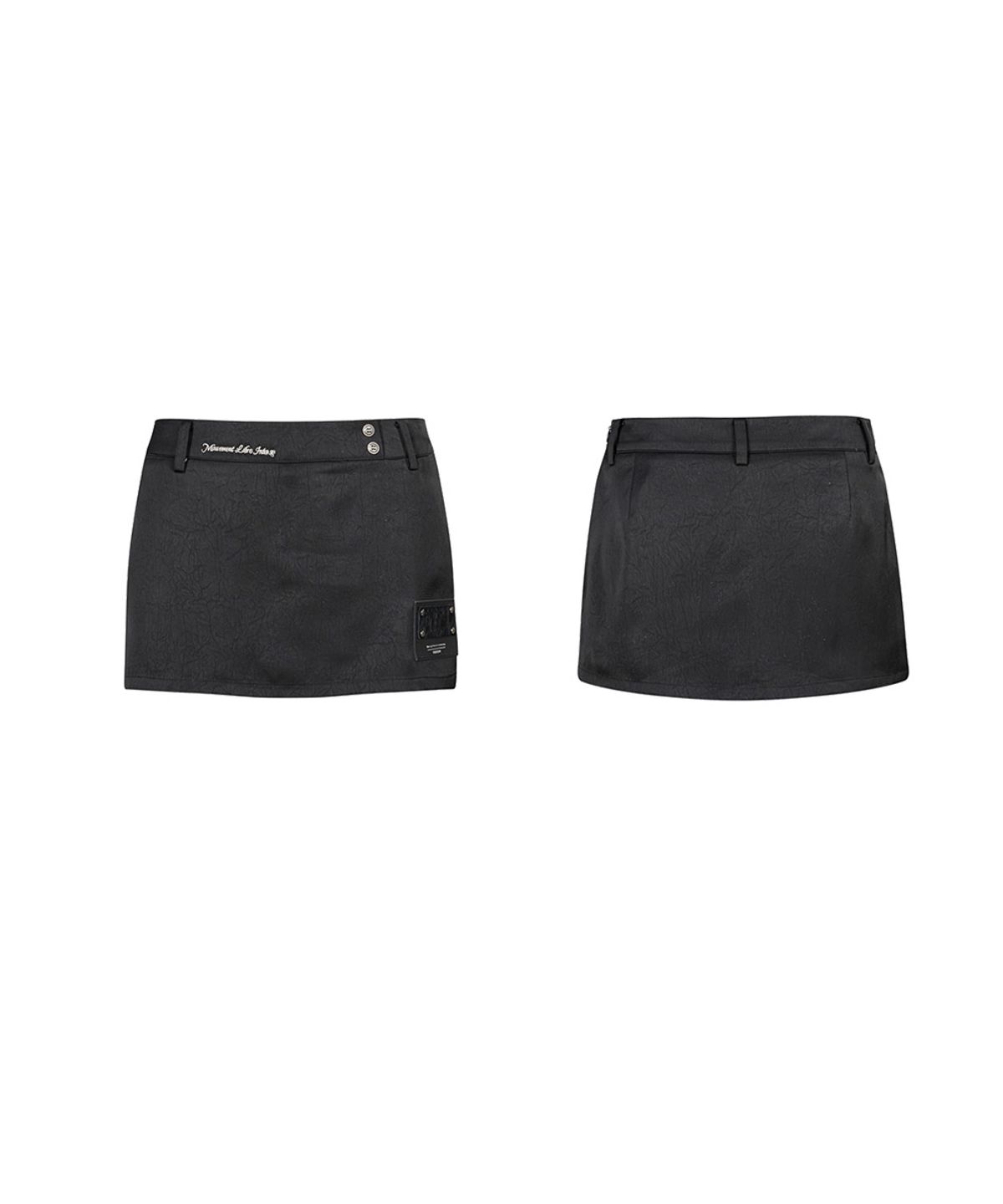 오도어(ODOR) Bare satin skirt