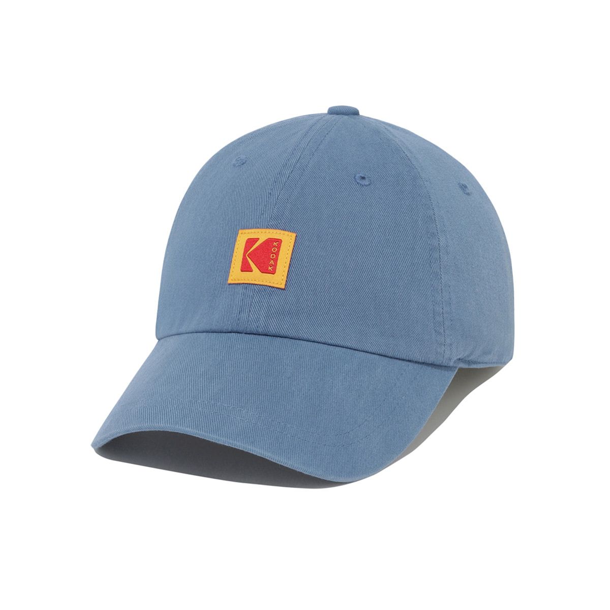 코닥(KODAK) 릴렉스핏 스퀘어로고 볼캡 LIGHT BLUE