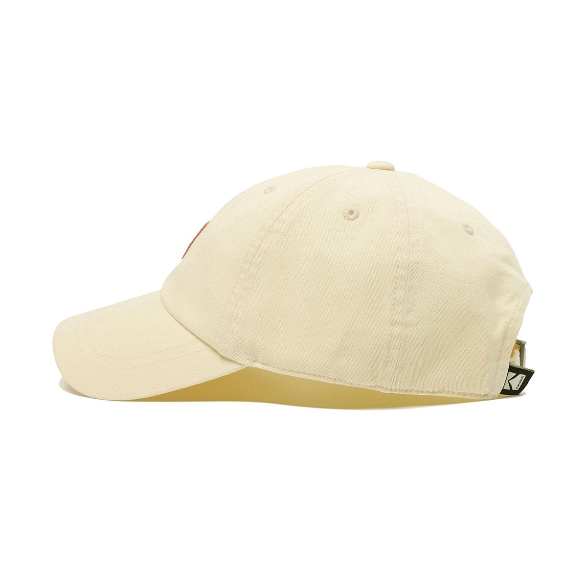 코닥(KODAK) 릴렉스핏 스퀘어로고 볼캡 IVORY