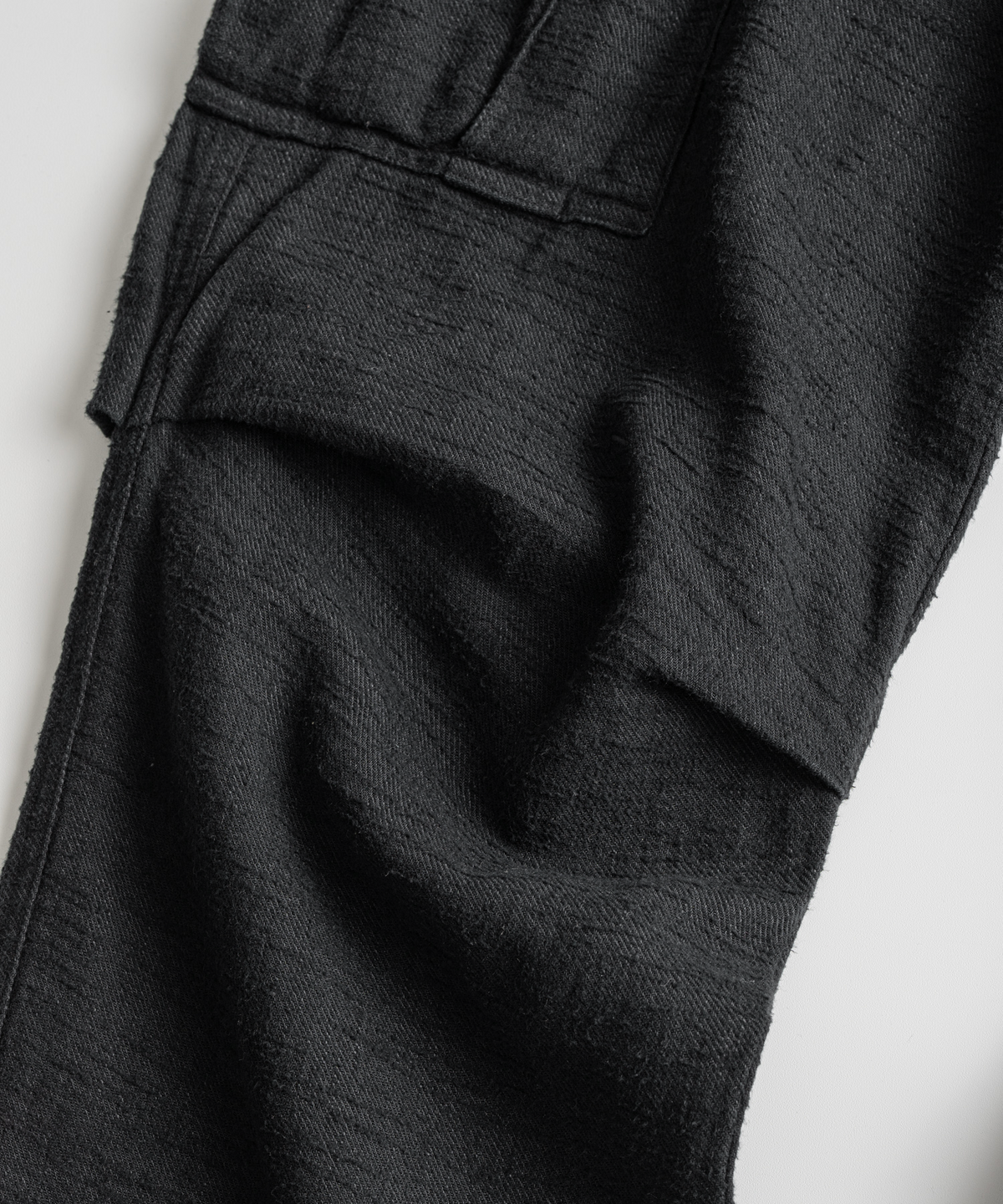 비헤비어(BEHEAVYER) DYED SLUB R/C FIELD PANTS anthracite