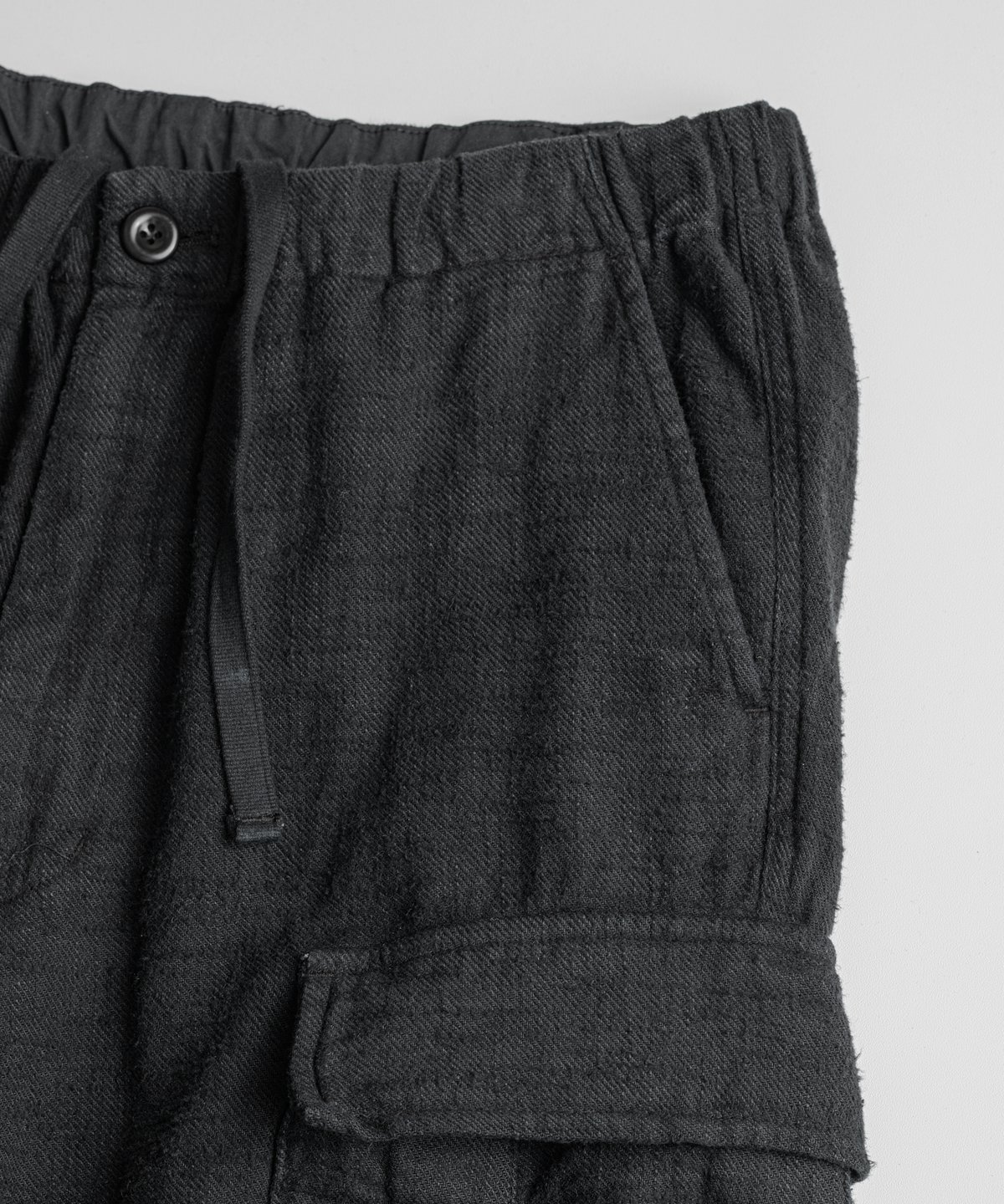 비헤비어(BEHEAVYER) DYED SLUB R/C FIELD PANTS anthracite