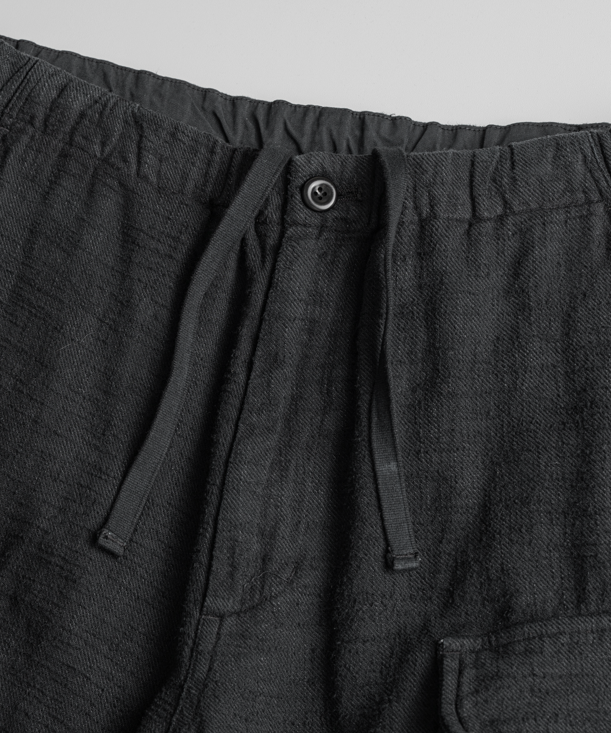 비헤비어(BEHEAVYER) DYED SLUB R/C FIELD PANTS anthracite