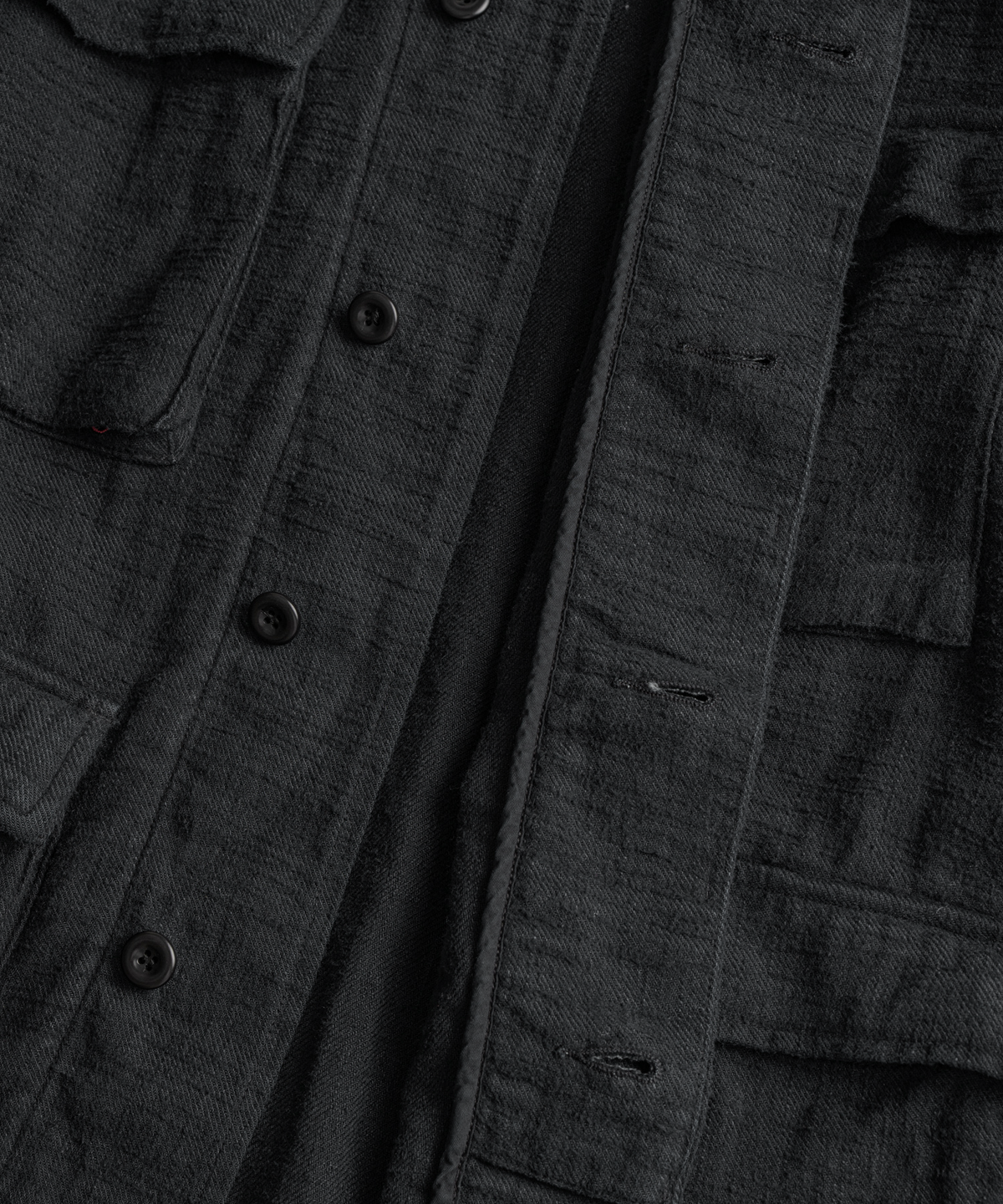 비헤비어(BEHEAVYER) DYED SLUB R/C BDU JACKET anthracite