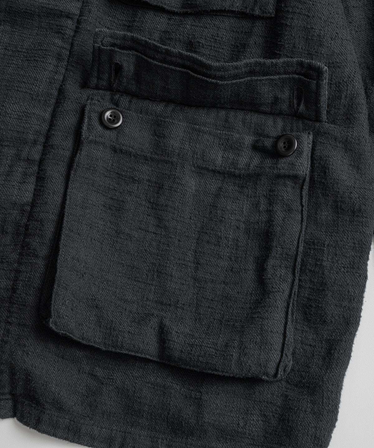 비헤비어(BEHEAVYER) DYED SLUB R/C BDU JACKET anthracite