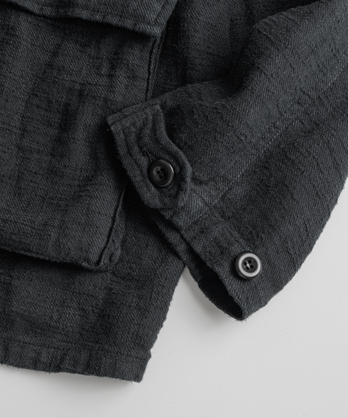 비헤비어(BEHEAVYER) DYED SLUB R/C BDU JACKET anthracite