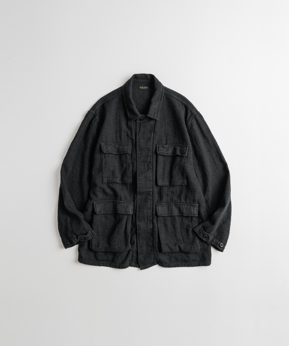 비헤비어(BEHEAVYER) DYED SLUB R/C BDU JACKET anthracite