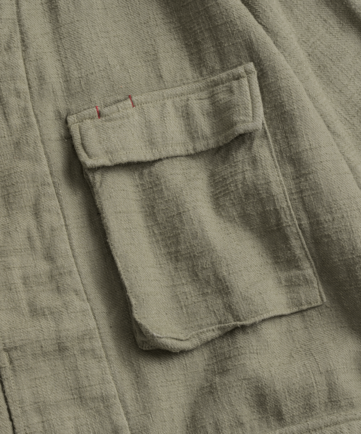 비헤비어(BEHEAVYER) DYED SLUB R/C BDU JACKET khaki