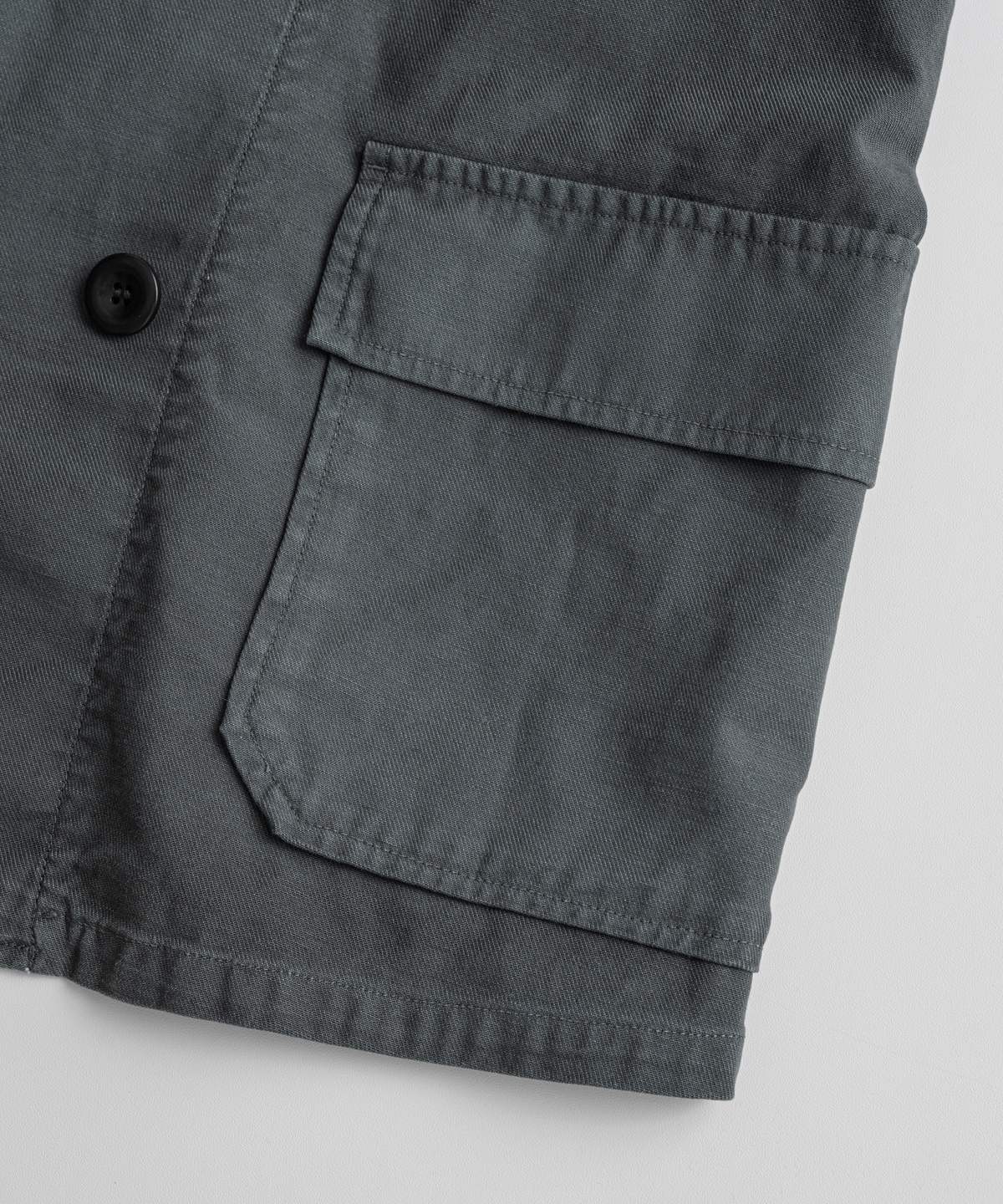 비헤비어(BEHEAVYER) DYED C/L FRENCH DB JACKET faded black