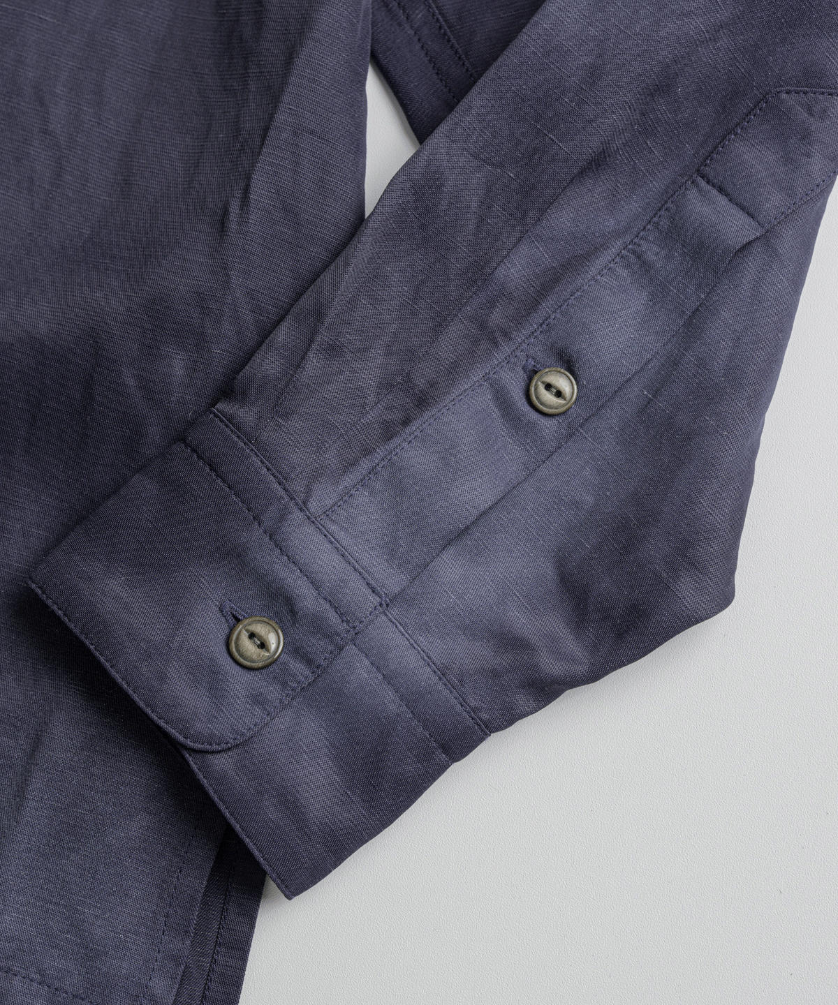 비헤비어(BEHEAVYER) WASHED RAYON CAMP COLLAR SHIRTS washed navy