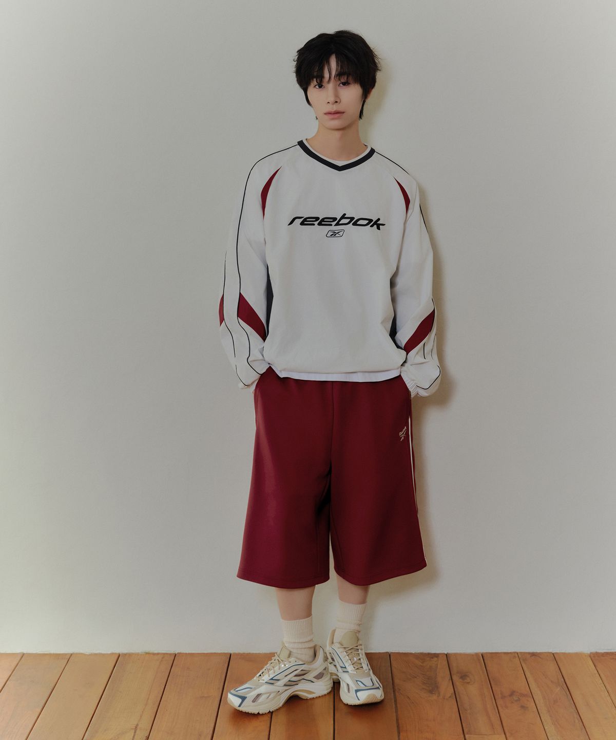 리복(REEBOK) 프리미어 스트레치 피스테 - 오프 화이트
