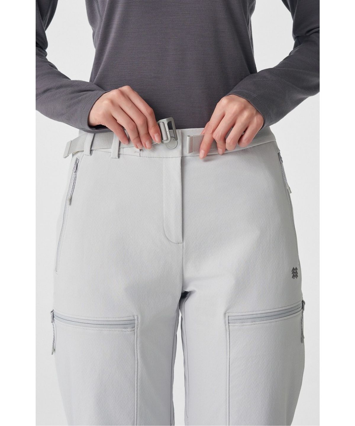 코오롱스포츠(KOLON SPORT) HERO 여성 스톰플리스 프로 LIGHT 소프트쉘 팬츠 JKPNX26062LGY
