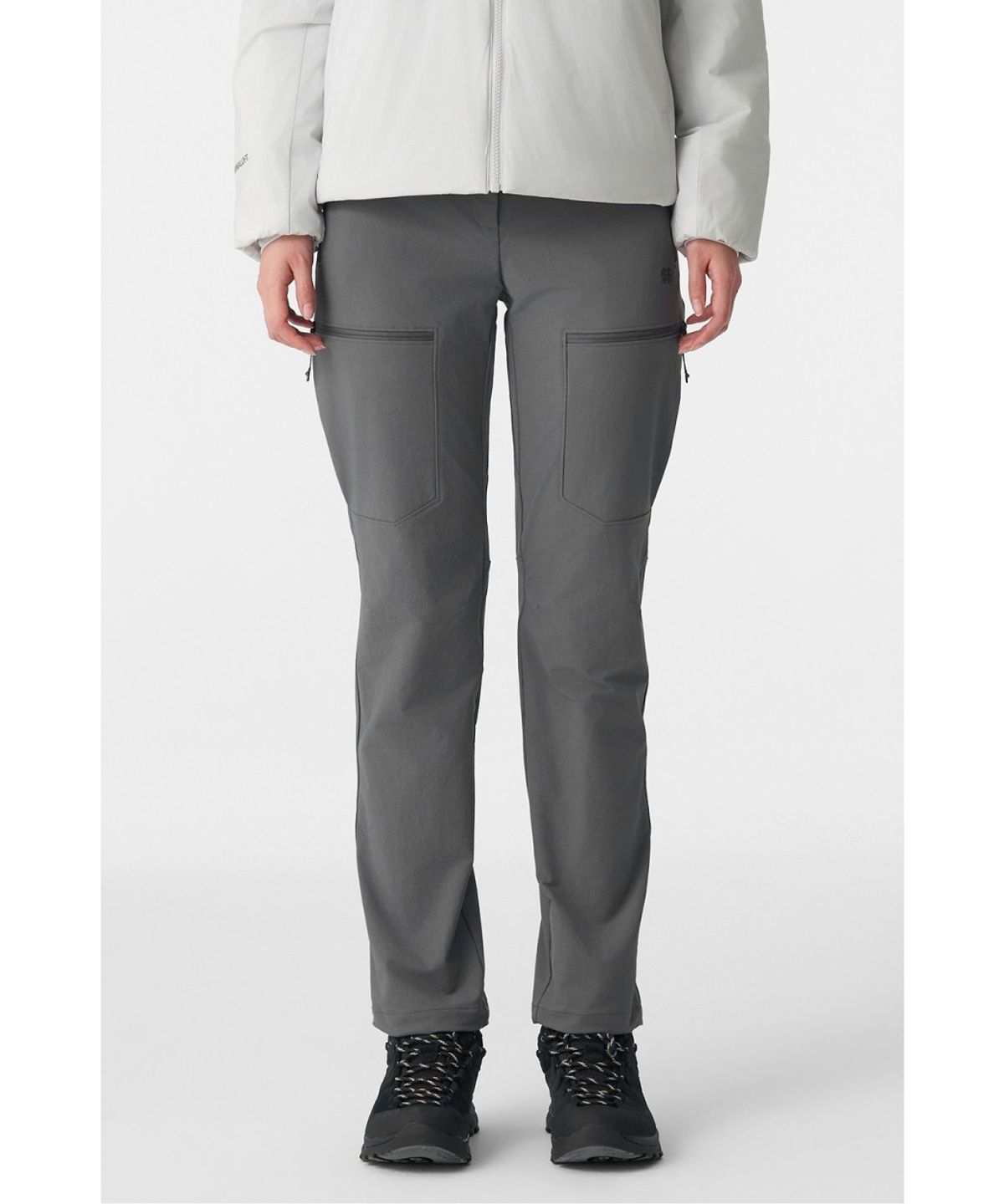 코오롱스포츠(KOLON SPORT) HERO 여성 스톰플리스 프로 LIGHT 소프트쉘 팬츠 JKPNX26062DGY