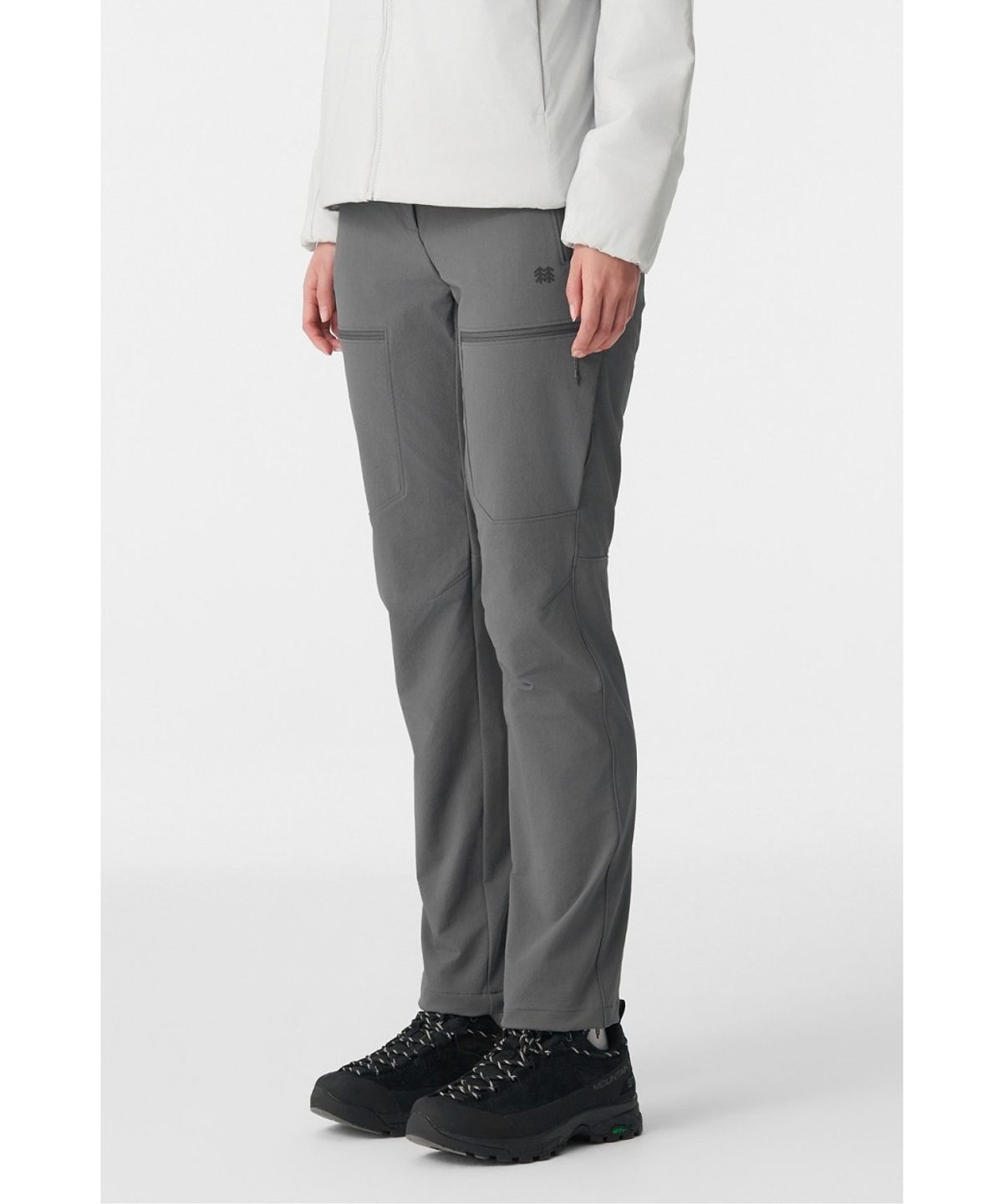 코오롱스포츠(KOLON SPORT) HERO 여성 스톰플리스 프로 LIGHT 소프트쉘 팬츠 JKPNX26062DGY
