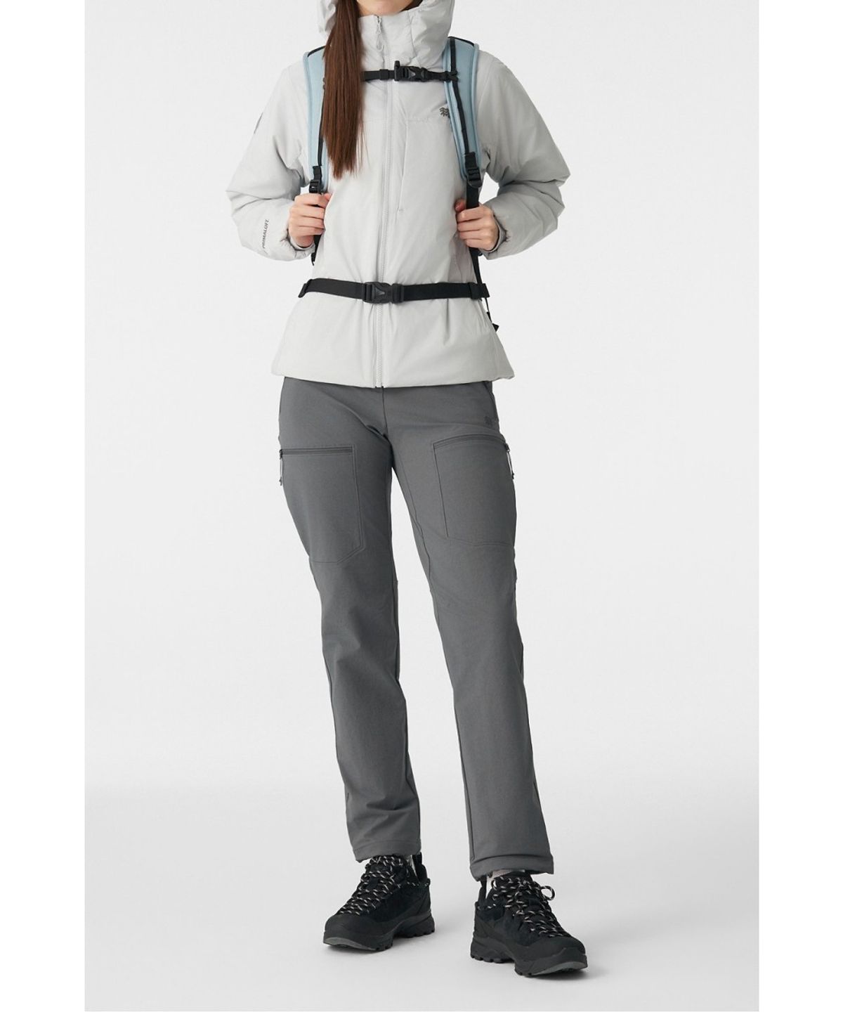 코오롱스포츠(KOLON SPORT) HERO 여성 스톰플리스 프로 LIGHT 소프트쉘 팬츠 JKPNX26062DGY