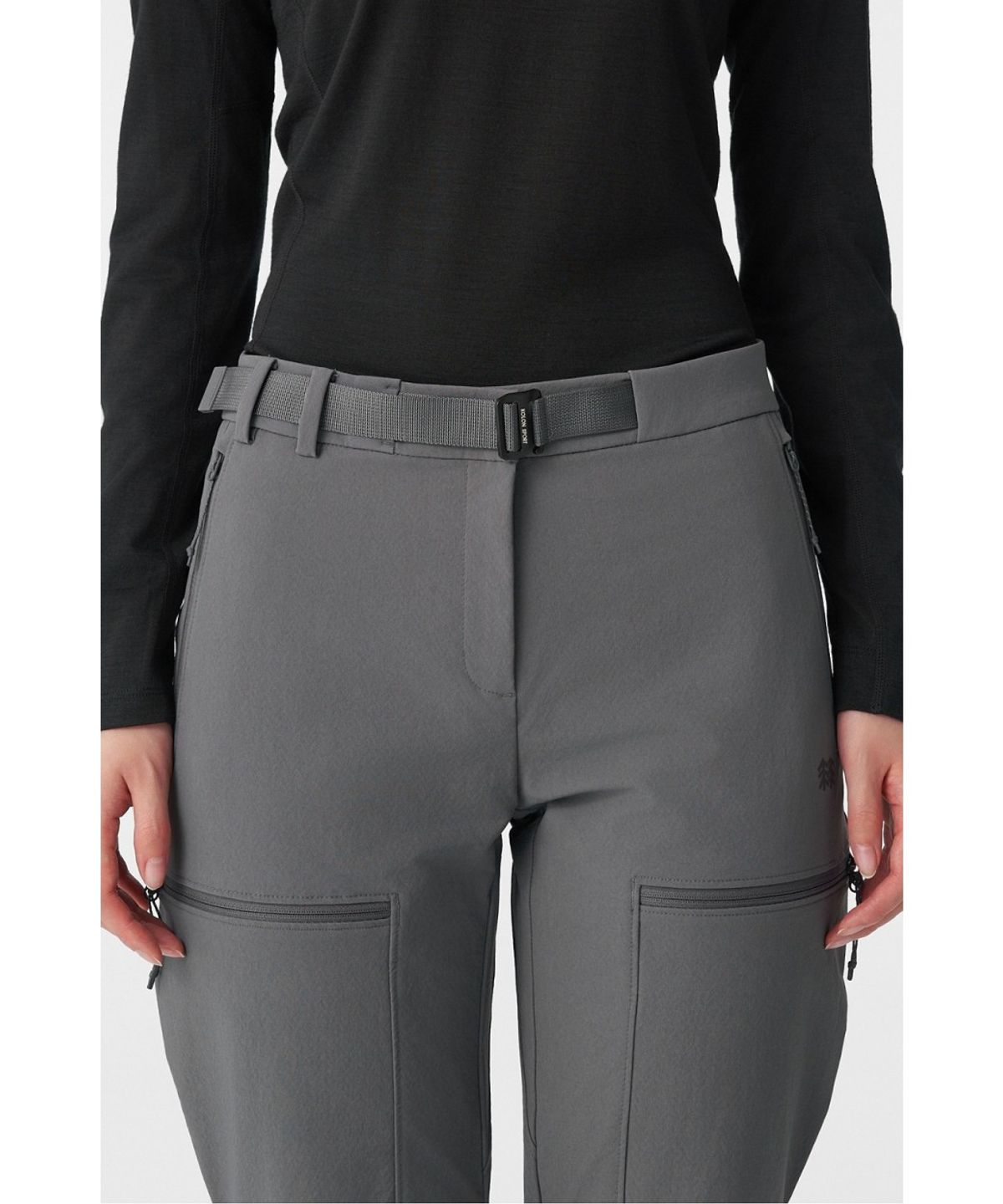 코오롱스포츠(KOLON SPORT) HERO 여성 스톰플리스 프로 LIGHT 소프트쉘 팬츠 JKPNX26062DGY