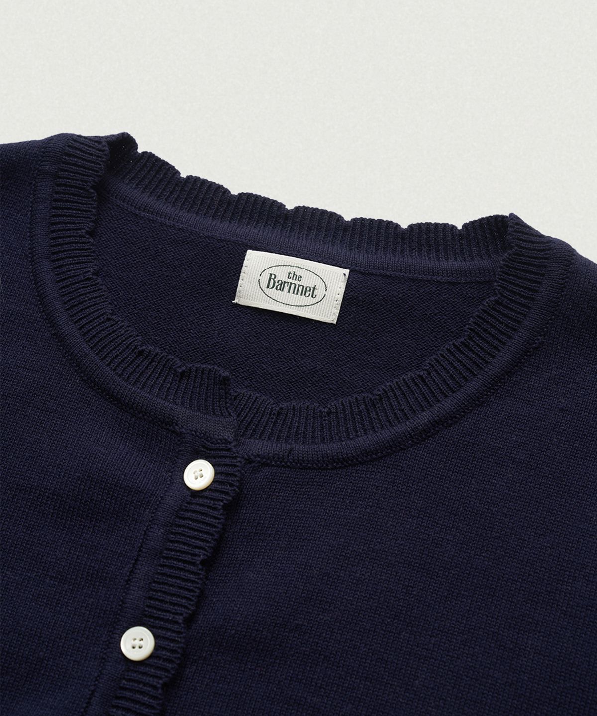 더바넷(THEBARNNET) Ello Light Knit Cardigan_Navy