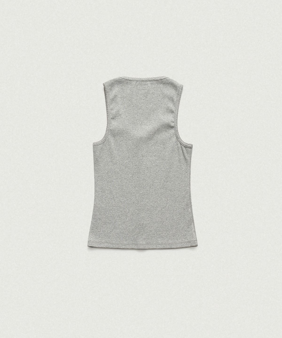더바넷(THEBARNNET) Clara Button Layer Tank Top_Light Grey