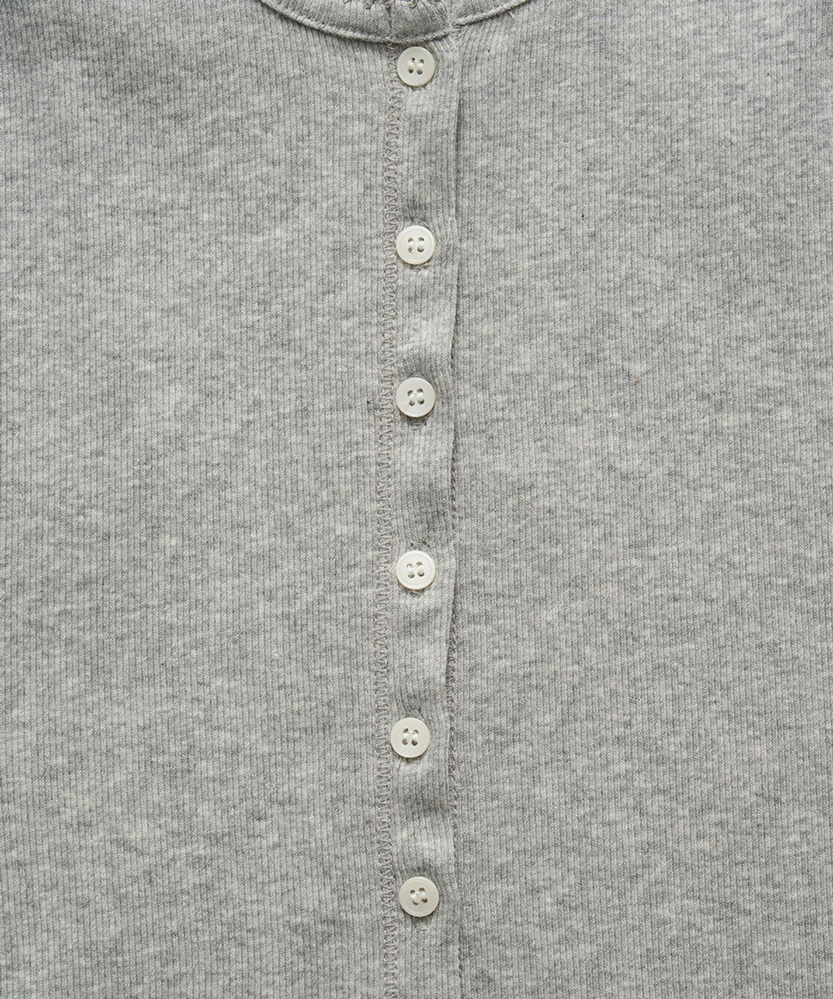 더바넷(THEBARNNET) Clara Button Layer Tank Top_Light Grey