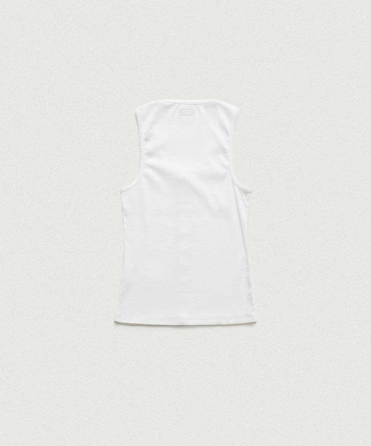 더바넷(THEBARNNET) Clara Button Layer Tank Top_Ivory