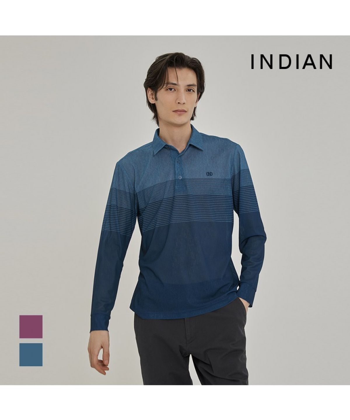 인디안(INDIAN) 그라데이션 프린트_MITAL6S1231