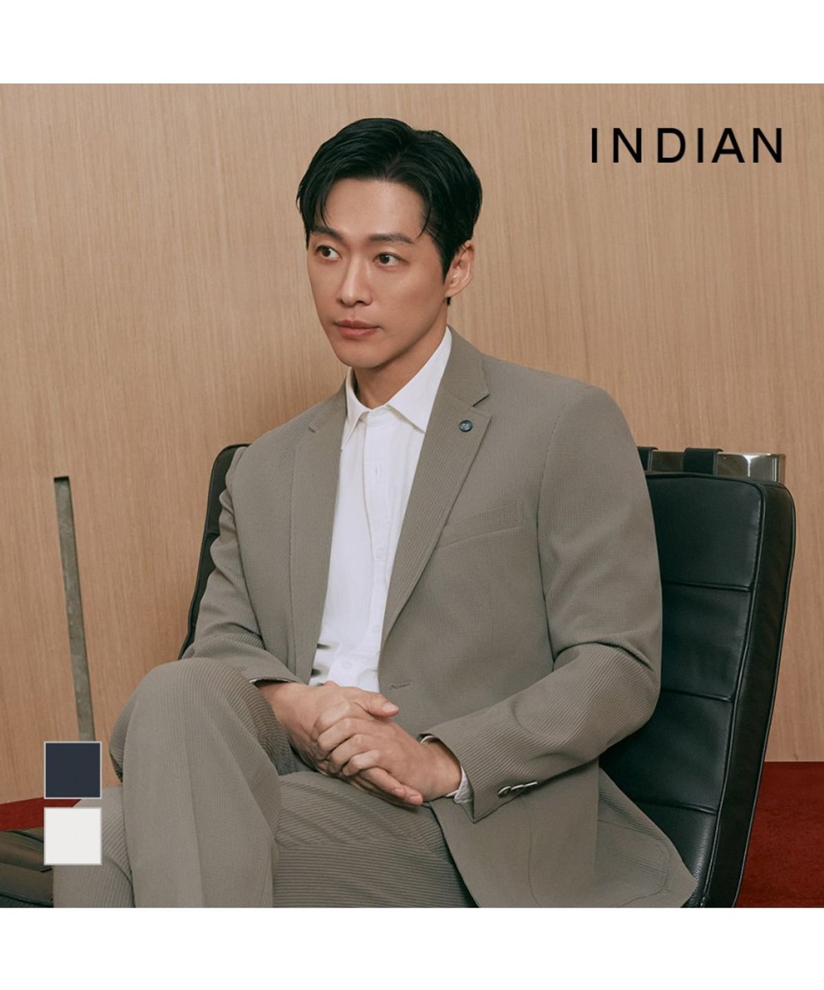 인디안(INDIAN) 커넥트 코튼혼방 솔리드_MIVNL6Y1171