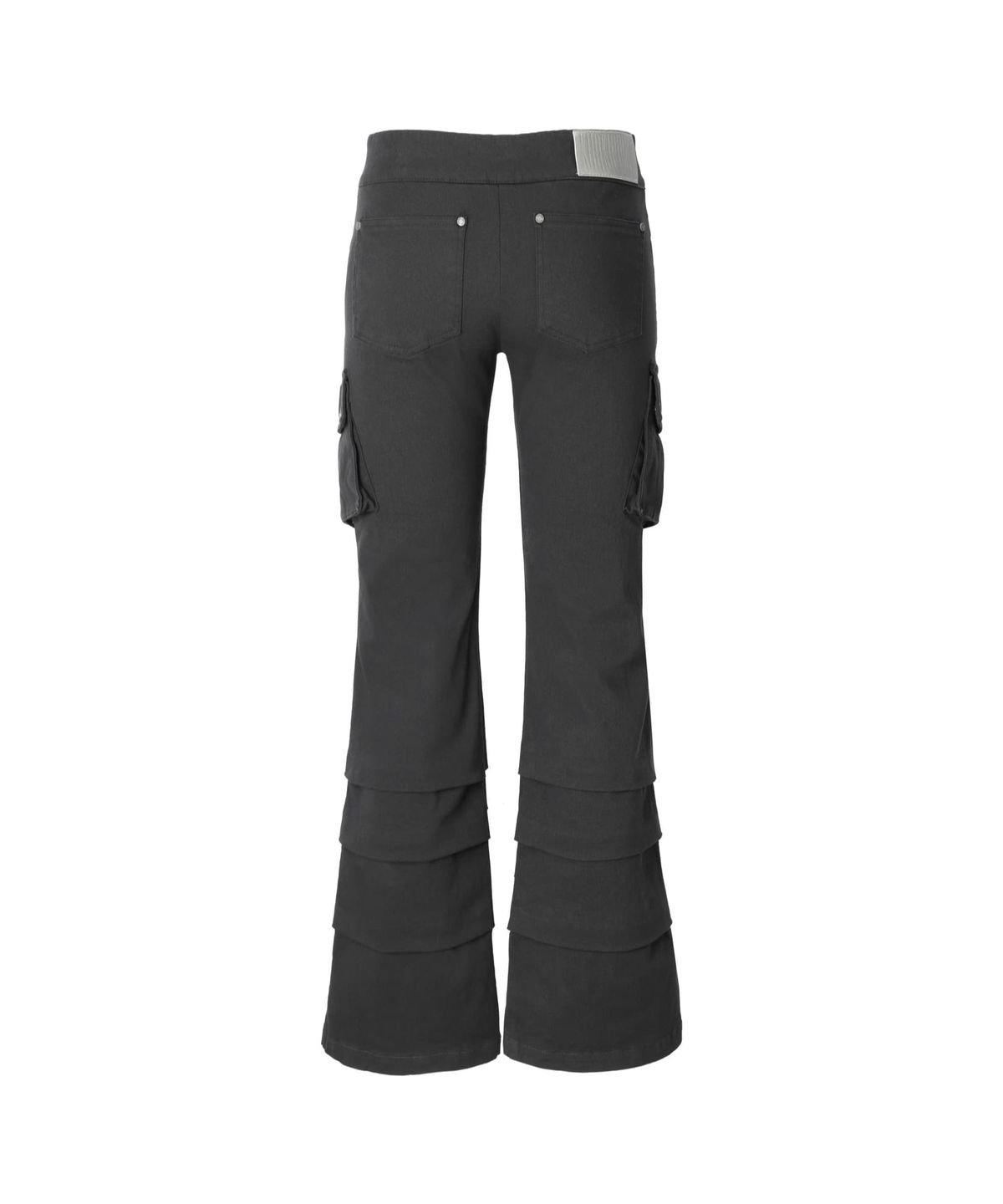 카키포인트(KHAKIPOINT) Cargo Shirring Bootcut Pants (charcoal)