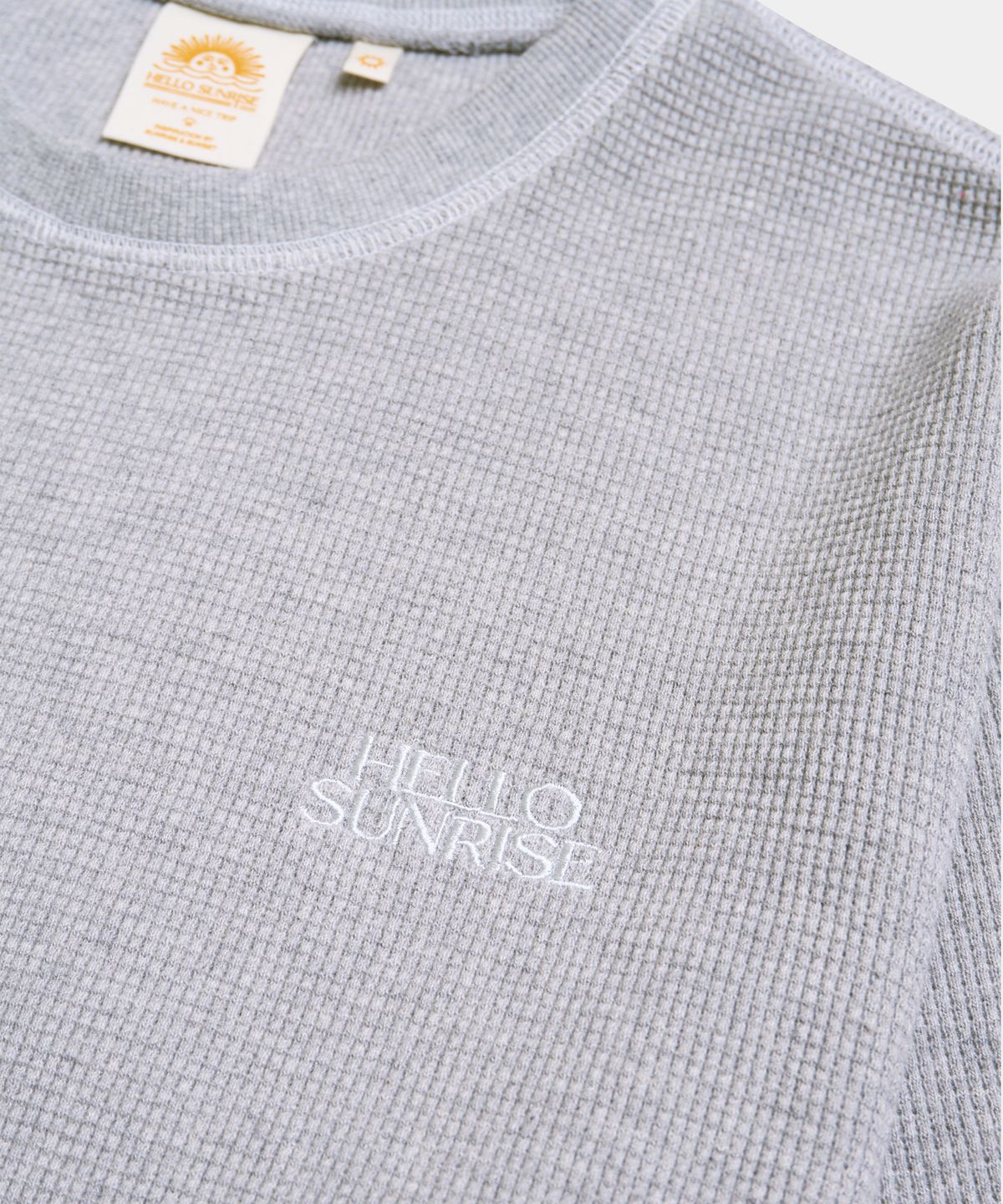 헬로 선라이즈(HELLO SUNRISE) Sunlight Waffle L/S_Gray