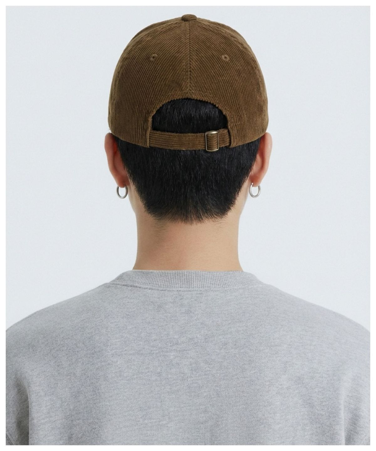 더블제이디(DOUBLE JD) 코듀로이 자수 볼캡