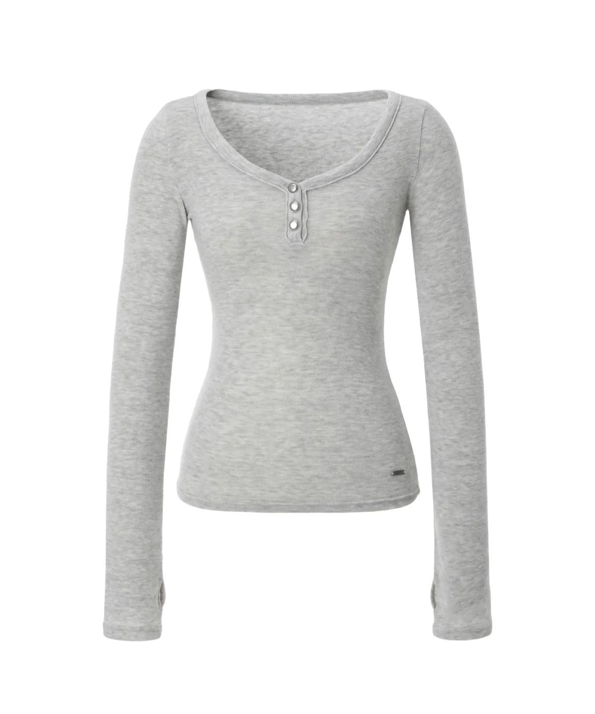 카키포인트(KHAKIPOINT) Steel Button Top (light gray)