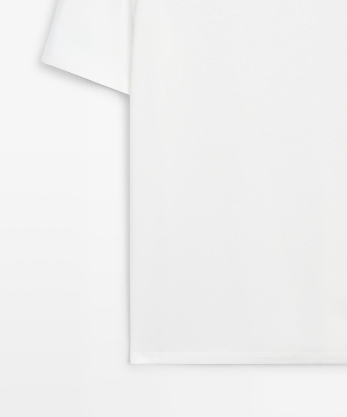 마시모두띠(MASSIMO DUTTI) 린넨 & 코튼 블렌드 반팔 티셔츠