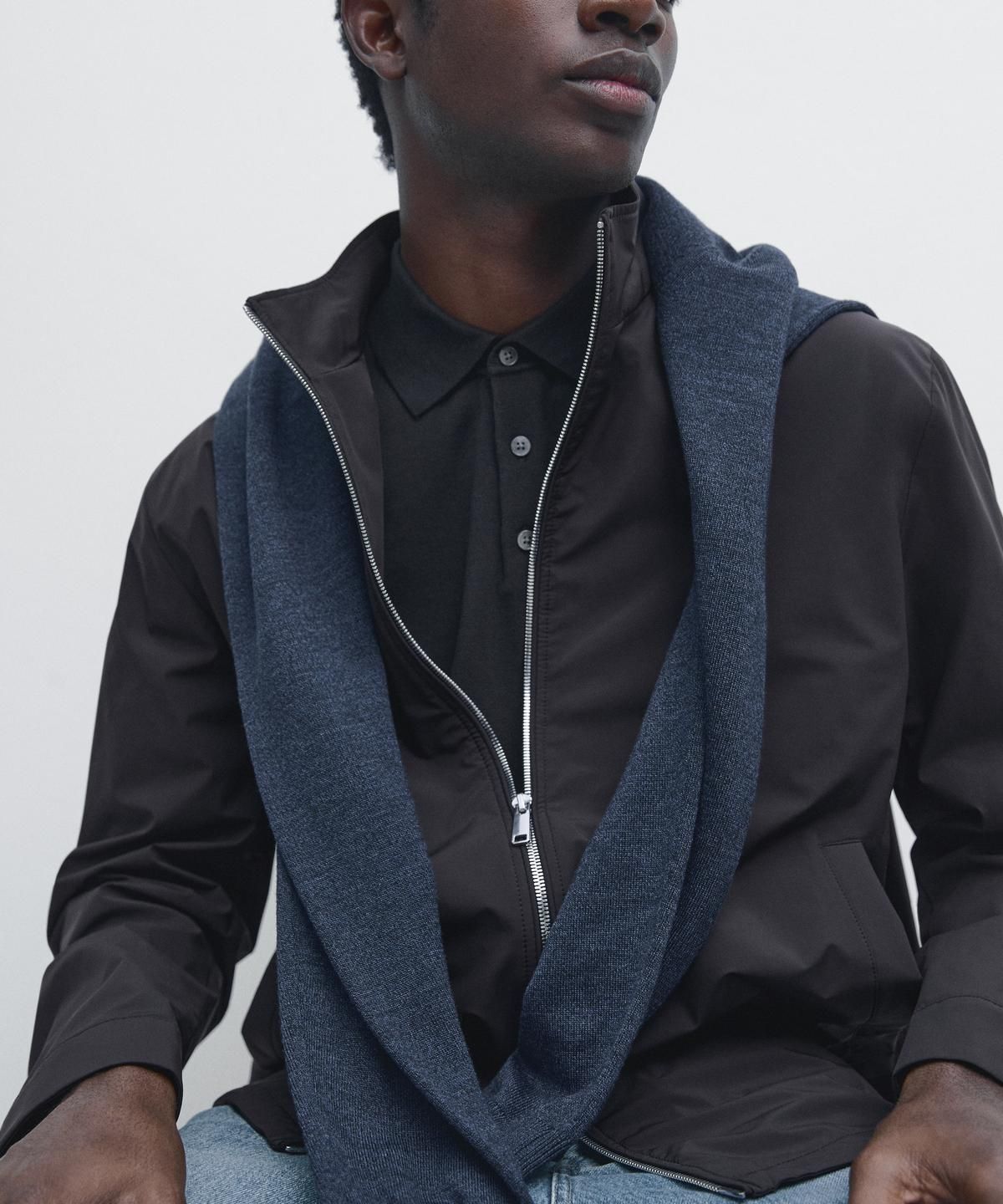마시모두띠(MASSIMO DUTTI) 바이 스트레치 패브릭 재킷