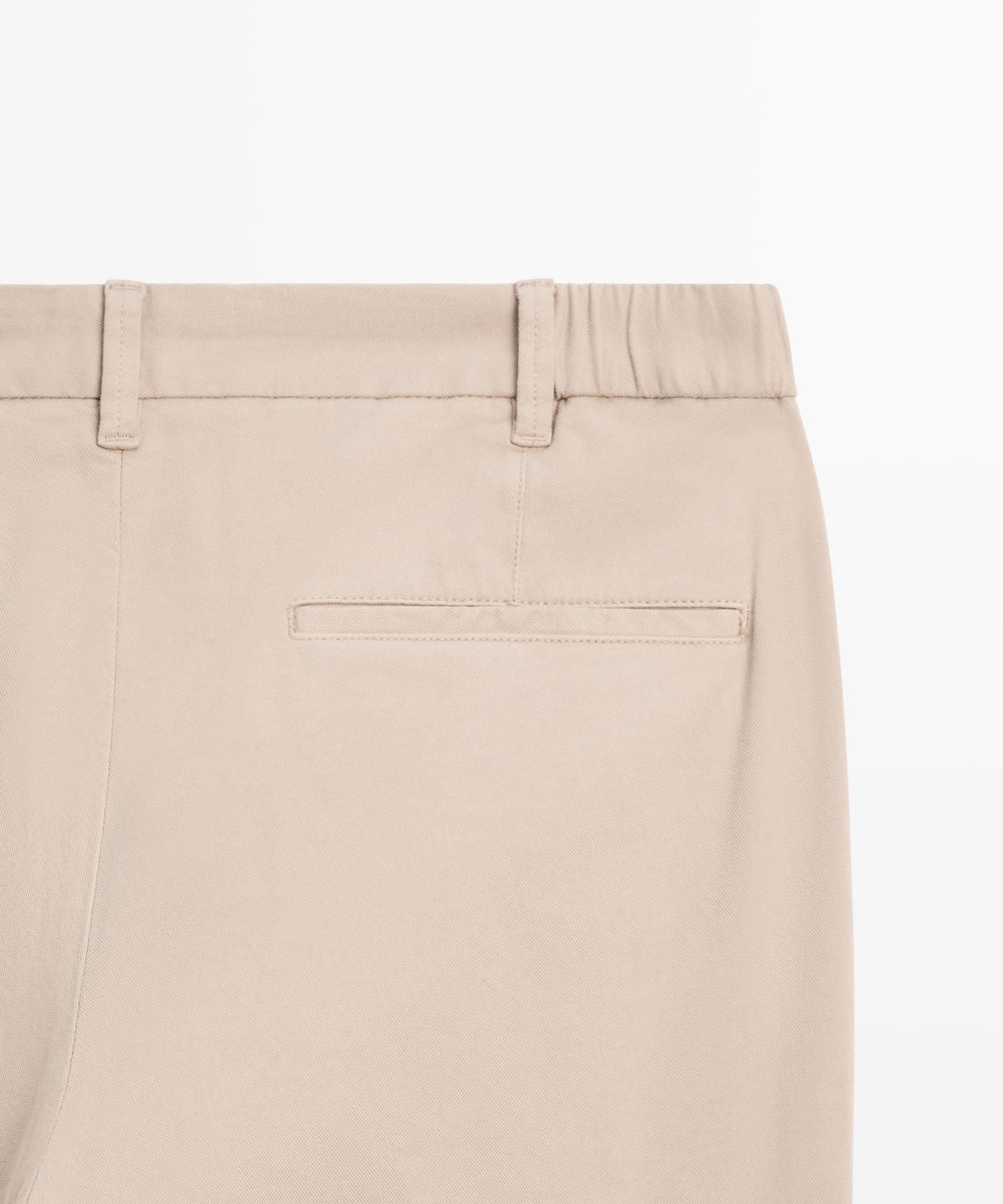 마시모두띠(MASSIMO DUTTI) 코튼 블렌드 슬림핏 팬츠