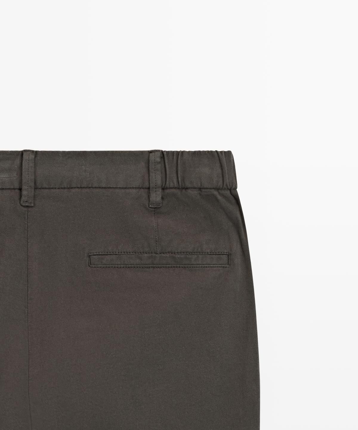 마시모두띠(MASSIMO DUTTI) 코튼 블렌드 슬림핏 팬츠